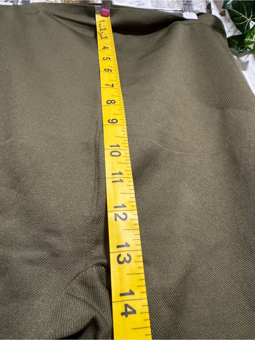 Shapermint Empetua Squat ProofHigh Waisted Shaping Leggings Olive Green 2X (EUC) - Picture 3 of 6